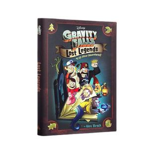 【自营】怪诞小镇 比尔之书 阿凡达 漫威 失落的传说+探秘和娱乐指南+迪普日记 Gravity Falls Lost Legends 英文原版 Disney