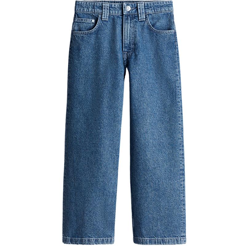 HM童装儿童男童牛仔裤秋季舒适弹力宽松休闲长裤1075730