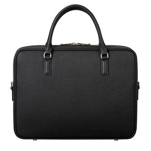 GIONAR公文包男款政府防水办公包真皮商务电脑包通勤大容量手提包