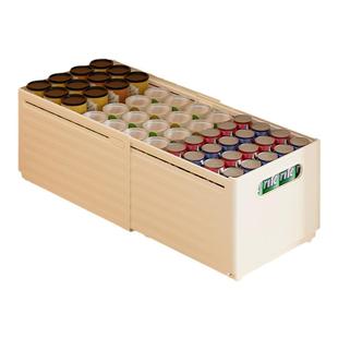 日本厨房收纳盒整理盒橱柜可伸缩抽屉式分隔放调味料零食储物神器