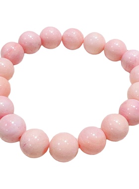 天然粉色女王贝10mm手串配件