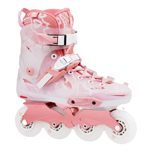 飞鹰轮滑X5F成人平花鞋男女专业轮滑鞋透明鞋壳刷街FSK旱冰鞋