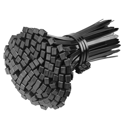 尼龙扎带塑料卡扣扎线黑白色