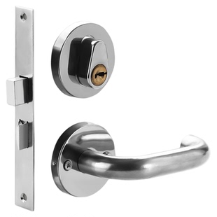 防火门锁锁芯消防门锁全套消防通道锁锁体过道锁把手通用型管井锁