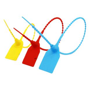 新款塑料封条一次性防调包卡扣海钓标签扎带园林树吊牌物流施封锁