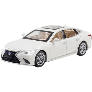 1:32仿真雷克萨斯LS500h合金轿车模型凌志汽车摆件声光回力玩具车