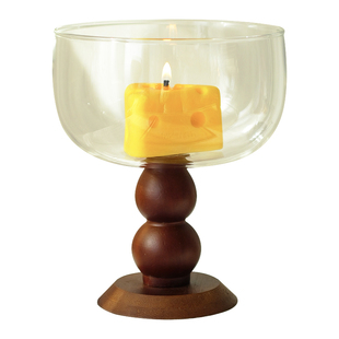 《乌托邦》香薰蜡烛托台烛台底座法式摆件复古中古高脚浪漫氛围感