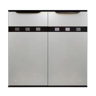 厨房橱柜门定制免打孔自装铝合金钢化玻璃门板定做简易多功能柜门