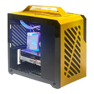 紧凑型MATX机箱迷你便携itx机箱组装台式机电脑电源办公外壳diy