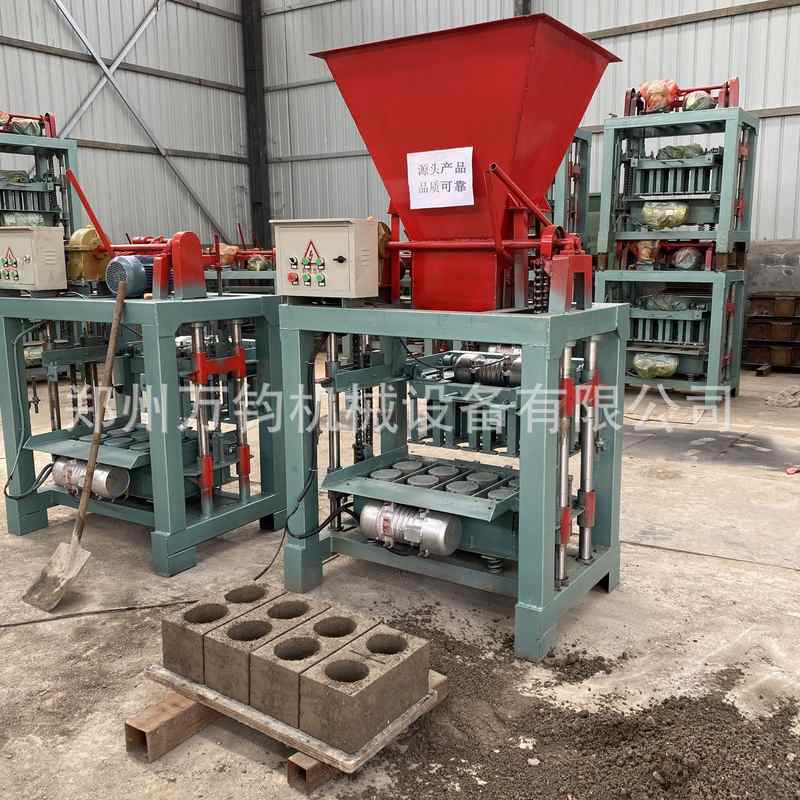 出口外贸厂价直销制砖生产线自动上料砌砖机免烧水泥压砖机空心砖