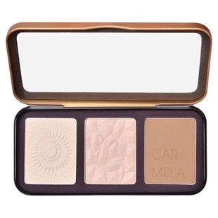 CARMELA卡梅拉瞬亮颜彩高光修容盘一体三色修容盘阴影鼻影侧影