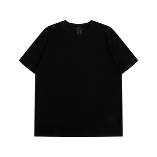 SAINT MASTER桑蚕丝莫代尔重磅纯棉180gt恤男士上衣透气舒适短袖