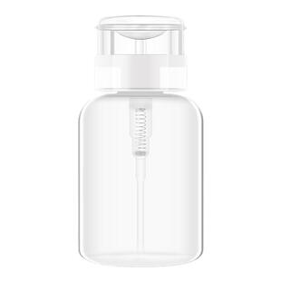 日式酒精卸甲洗甲清洁液水壶大容量分装按压空瓶子美甲店专用工具