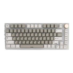 GMK icon 8008灰白个性机械键盘二色键帽Abs小全套樱桃原厂高度