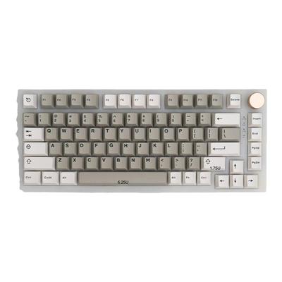 二色白灰/灰白111键机械键盘键帽