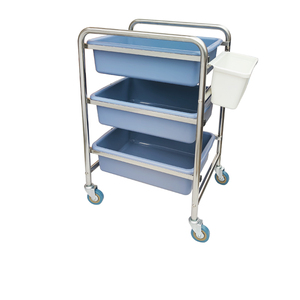 饭店快餐烧烤ktv推车收集不锈钢