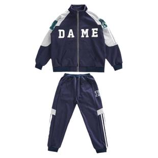 2023新款小胖墩秋冬加厚保暖卫衣胖童装男孩童加肥加大加绒外套装