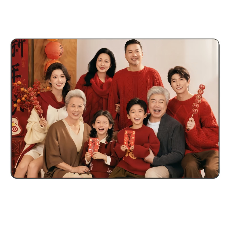 全家福相框挂墙定制摆台洗照片做成相框加打印婚纱照放大水晶相片