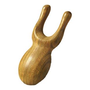 天然绿檀木小青蛙眼周按摩器梳缓解眼疲劳提拉下颚线疏通经络穴位