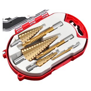 德国锯齿宝塔钻头高硬度开孔器金属阶梯钻含钴不锈钢专用扩孔器