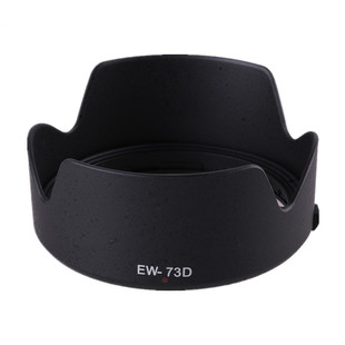 佳能EW-73D遮光罩18-135mm USM镜头80D 90D 77D RP相机RF 24一105