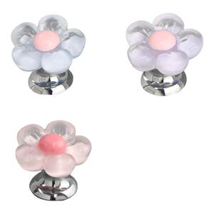 浴室小花按钮马桶按压器可爱美甲专用卫生间水箱开关按键抽屉把手