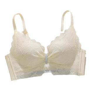 歌瑞尔纯欲蕾丝内衣女小胸聚拢显大文胸套装收副乳防下垂加厚胸罩