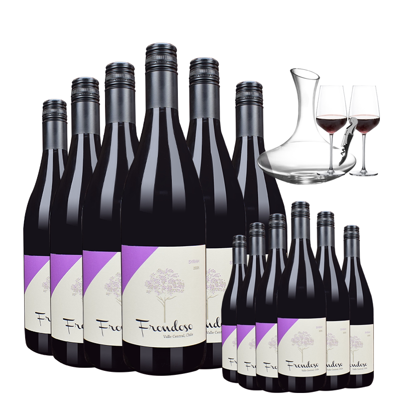【买一箱送一箱】智利红酒原瓶进口干红葡萄酒 弗朗西拉红酒整箱