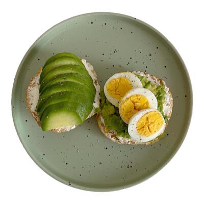 ins韩风简约泼墨盘子小众