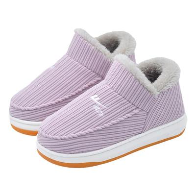 回力防滑耐磨保暖棉拖鞋