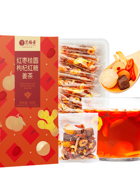 泡水喝花茶艺福堂红枣
