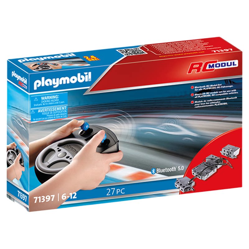 PLAYMOBIL摩比世界遥控蓝牙套装组儿童玩具71397