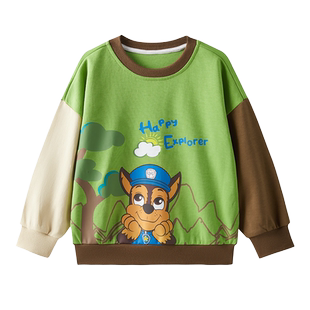 汪汪队童装儿童卫衣男童春秋款女童长袖卫衣春装宝宝卫衣男孩薄款