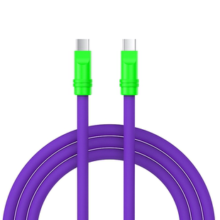 怪兽超人 240W快充双typec数据线适用苹果16华为iPhone15小米三星oppo安卓加粗2米长彩色液态硅胶手机充电线