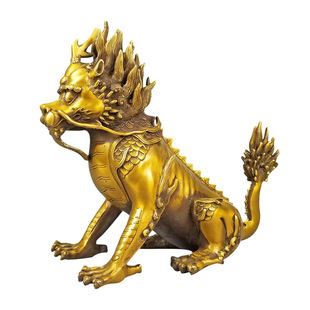 法务办公铜獬豸摆件神兽獬豸律所装饰品公正律师法官礼品法兽獬豸