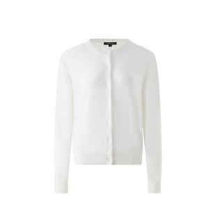 PRICH含亚麻复古老钱风圆领针织开衫夏新款松弛感休闲上衣女