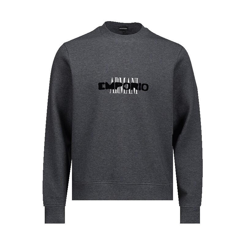 EMPORIOARMANI撞色Logo卫衣男士