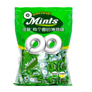 澹叠薄荷糖清凉招待糖强劲零食品餐厅压片清新口气薄荷糖
