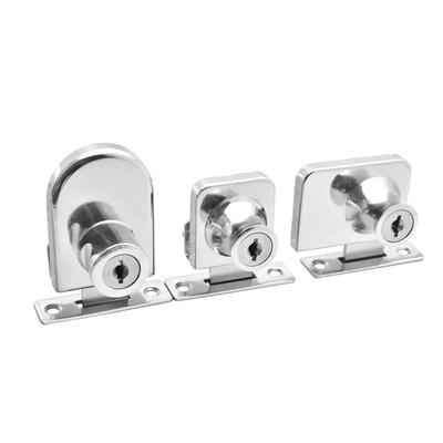 玻璃柜锁展示柜门锁双门锁