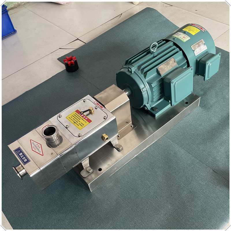 正泊品牌304不锈钢双螺杆灌装机混输变频螺旋转子泵变频污水泵