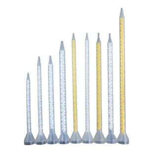 静态混合管圆口搅拌管AB胶混胶管 MC/MS10-18/24/32/36节混合胶嘴