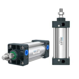 SC80标准气缸50小型40气动32大推力SCJ63X25X75X100X150X200X500