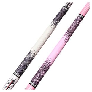 Cuppa台球杆小中大头粉色女生黑科技碳纤维午夜午后中式桌球杆