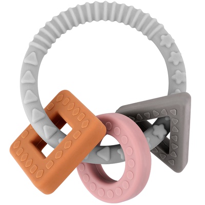 haakaa婴儿口欲期手环咬牙胶玩具