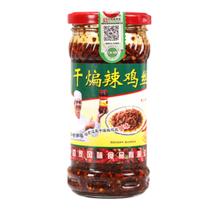 山东沂蒙特产中华老字号蒙阴边家干煸辣鸡丝鸡肉做油辣椒246g*1瓶