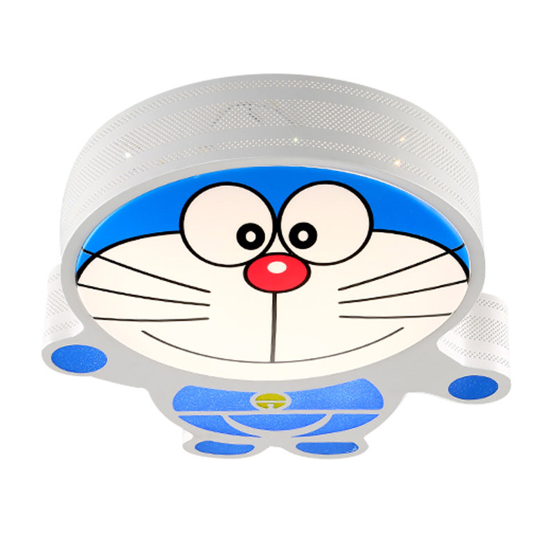 儿童房灯哆啦A梦led卧室吸顶灯现代简约个性创意卡通造型灯具