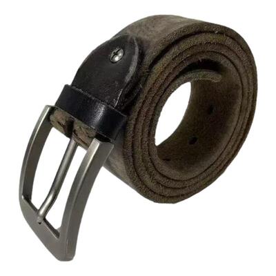 复古做旧棕色百搭腰带