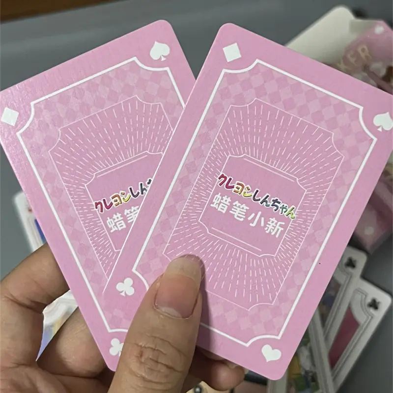 蜡笔小新扑克牌儿童益智纸牌亲子游戏高颜值防水防折正品动漫卡牌