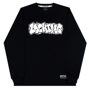 FunkyChoice手写球衣字locking涂鸦字母锁舞长袖T恤locker街舞潮