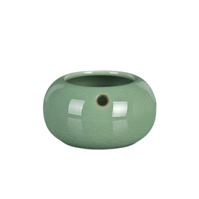 烟灰缸青瓷多功能中式摆件复古